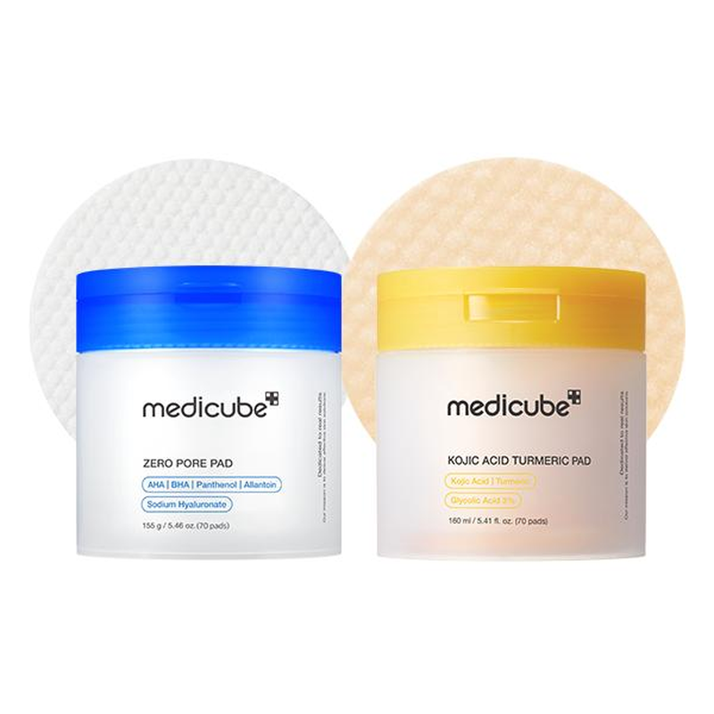 [Medicube] Mix & Match Toner Pad Setㅣ Pore, Use after Spot, Brightening Care for Clear & Glass Glow SkinㅣTiktok Viral Toner Pads