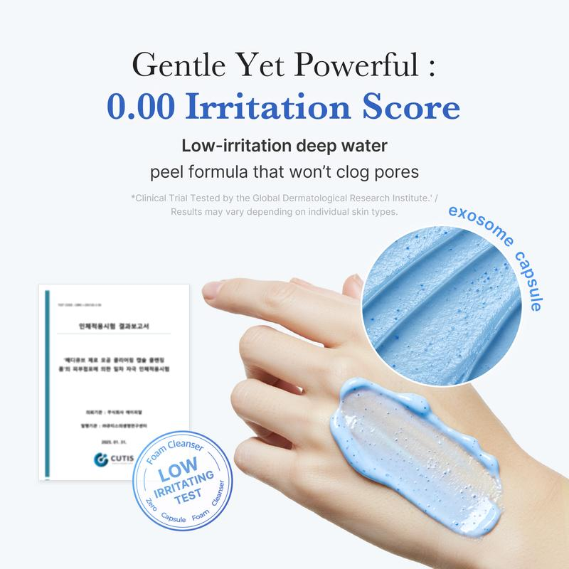 [Medicube] Double Cleansing Duo for Deep Pore CleansingㅣZero Pore Blackhead Deep Cleansing Oil & Zero Pore Blue Capsule Facial Cleanser for Korean Glass Skin