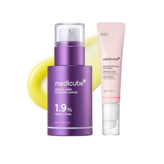 [Medicube] Retinol Solution Youth Boosting Duo ㅣ Intensive Firming, Hydration, and Plumping Care | PDRN + Retinol + Hyaluronic Acid + Peptides + Niacinamide