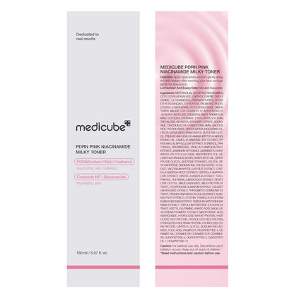 [Medicube] PDRN Pink Niacinamide Milky Toner for Hydrating, Moisturizing, Soothing, Ceramide, Peptide, Glass Glow Skin, Korean Skincare