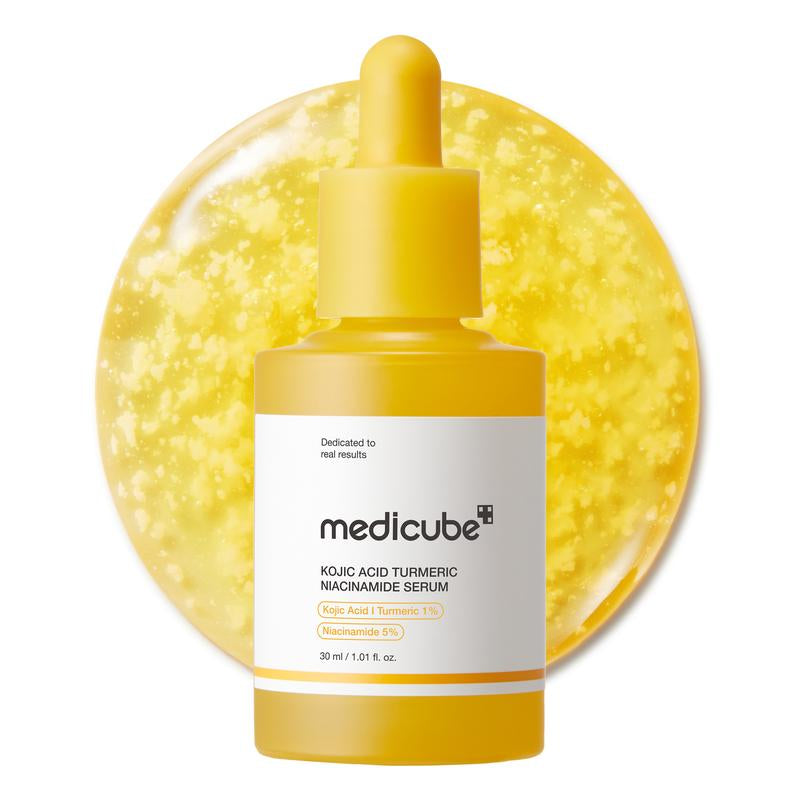 [Medicube] Kojic Acid Turmeric Serum for Face & Body | for Uneven Skin Tone & Texture | Niacinamide, Glycolic Acid for Clear Glass Skin | Korean Skin Care | 250Ml