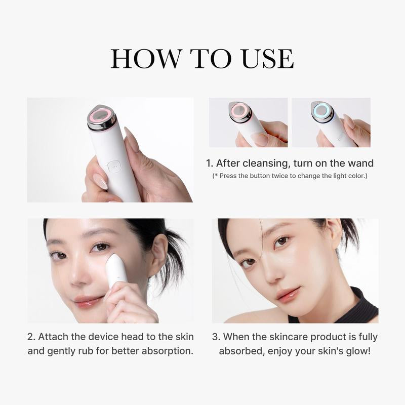 [LIVE Exclusive] [Medicube] Pocket-Friendly at Home Facial SetㅣK-Beauty Affordable Viral Device in a Petite Size for after Spot & Soothing & Glow Care
