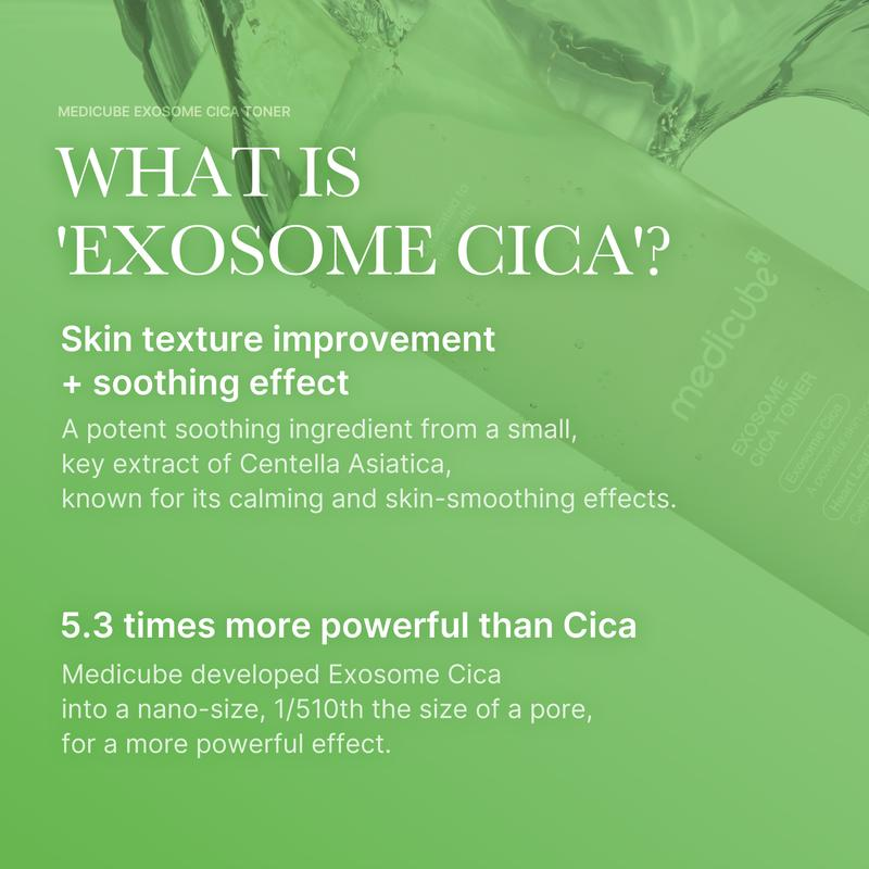 [Official Shop] Exosome Cica Toner | Daily Soothing Toner with Exosome Cica, Heartleaf, Tea Tree | Korean Skin Care for Stressed Skin