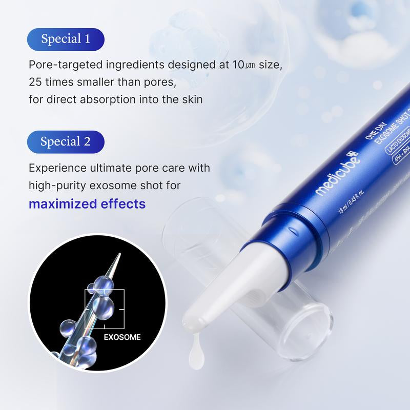 [Medicube] Zero Exosome Shot 25,000PPM Spicule Facial Serum | Intensive Pore Care | Liquid Skin Booster Serum for Skin Texture, Enlarged Pore