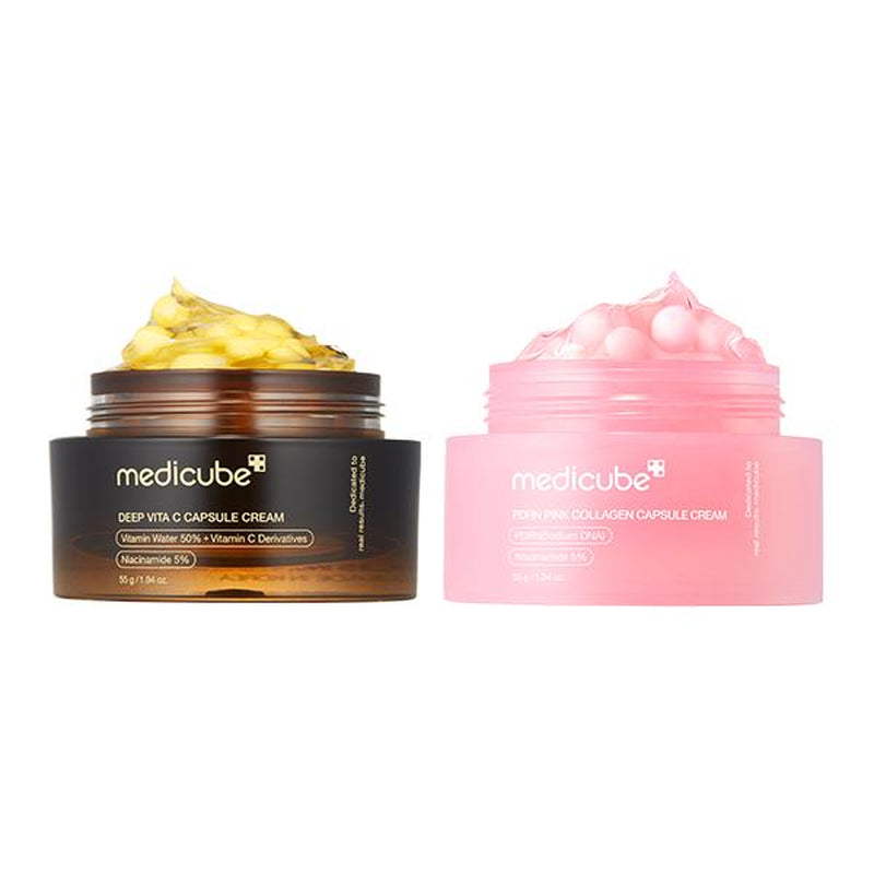 [Medicube] Mix & Match Boba Cream Set | Tiktok Viral Capsule Creams for Uneven Skin Tone, Glow Hydration, Korean Skincare, K-Beauty
