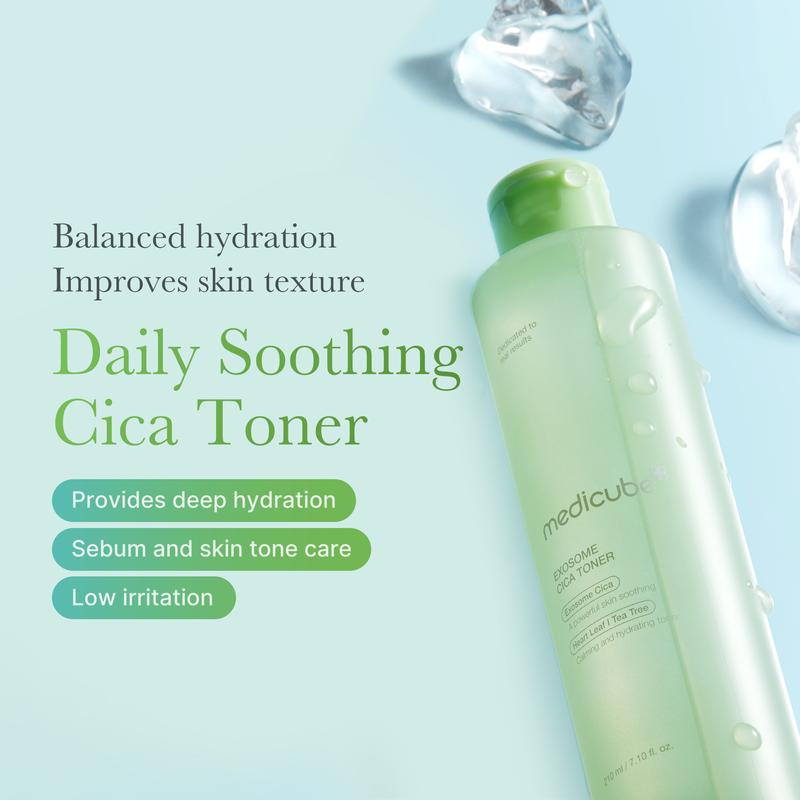 [Official Shop] Exosome Cica Toner | Daily Soothing Toner with Exosome Cica, Heartleaf, Tea Tree | Korean Skin Care for Stressed Skin