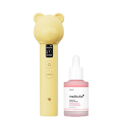 [LIVE Exclusive] [Medicube] Booster Pro Lemon Bear EditionㅣKbeauty Viral Glass Glow | Korea'S No.1 Glass Glow Device + SkincareㅣMedicube Kbeauty Korean Skincare