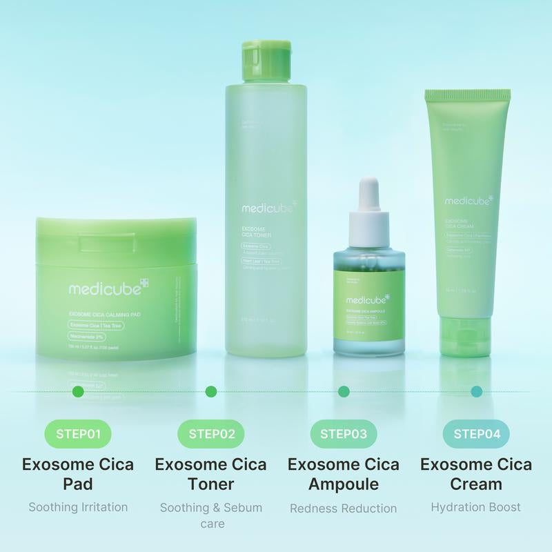 [Official Shop] Exosome Cica Toner | Daily Soothing Toner with Exosome Cica, Heartleaf, Tea Tree | Korean Skin Care for Stressed Skin