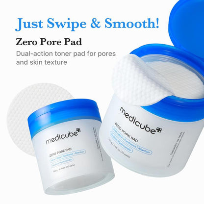 [Medicube] Ultimate Oily Skin Saviour RoutineㅣZero Pore Blackhead Mud Mask, Zero Capsule Foam Cleanser, Zero Pore Pads, Zero Exosome Shot 2000, Exosome Cica Cream
