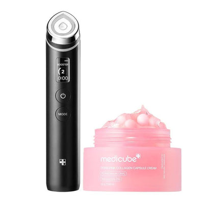 [Medicube] 310M K-Beauty PDRN Spot Care SET ㅣBooster Pro K-Beauty Viral Glass Glow Device + Salmon PDRN Pink Peptide Serum