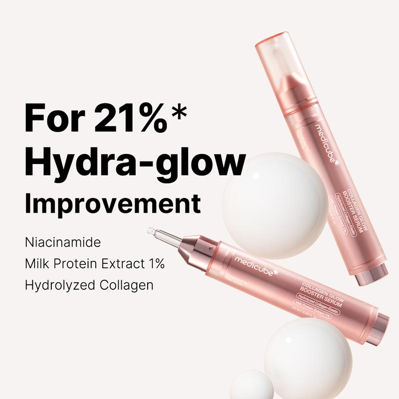 [Medicube Official] Collagen Glow Booster Milk Serum | Korean Pearl Skin on the Go | Milk Protein for Glowy Glass Skin