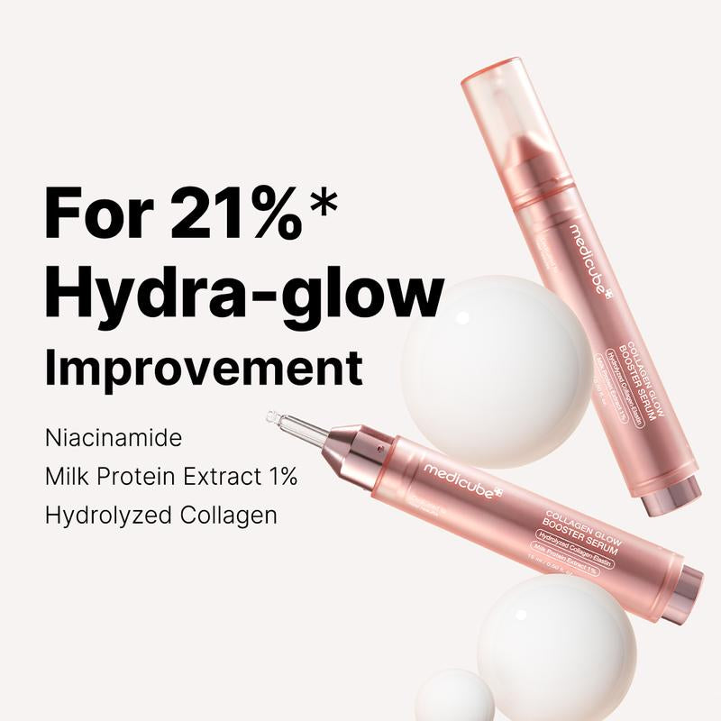 [Medicube Official] Collagen Glow Booster Milk Serum | Korean Pearl Skin on the Go | Milk Protein for Glowy Glass Skin