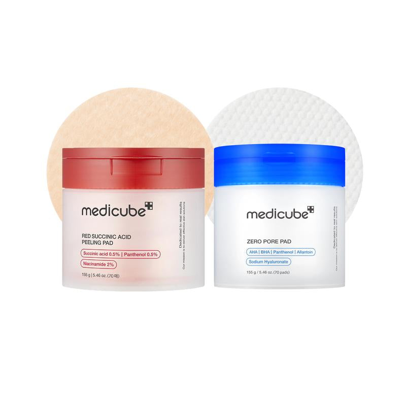 [Medicube] Mix & Match Toner Pad Setㅣ Pore, Use after Spot, Brightening Care for Clear & Glass Glow SkinㅣTiktok Viral Toner Pads