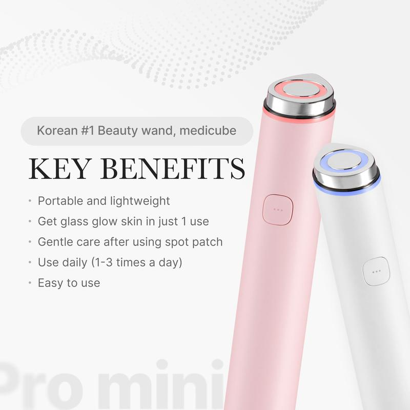 [LIVE Exclusive] [Medicube] Pocket-Friendly at Home Facial SetㅣK-Beauty Affordable Viral Device in a Petite Size for after Spot & Soothing & Glow Care