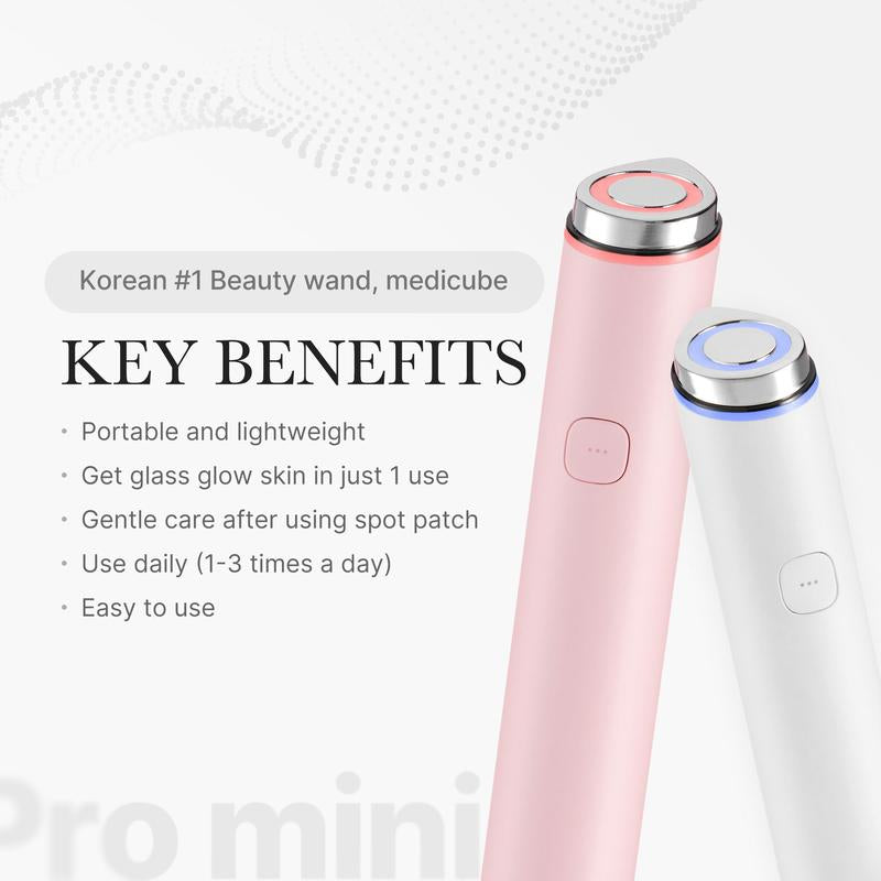 [LIVE Exclusive] [Medicube] Pocket-Friendly at Home Facial SetㅣK-Beauty Affordable Viral Device in a Petite Size for after Spot & Soothing & Glow Care