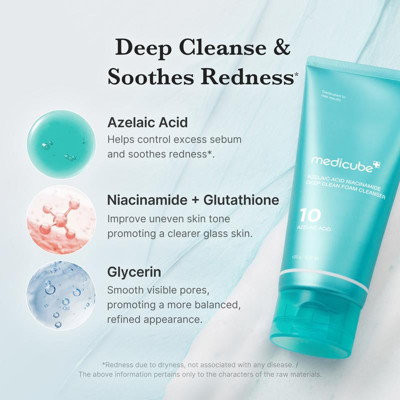 [NEW] Azelaic Acid Gummy Whip Cleanser | Cleansing Foam for Troubled Skin | Use after Spot Care & Excess Sebum Control | Niacinamide, Glycerin | Soothing, Pore Cleansing Face Wash | Korean Skincare