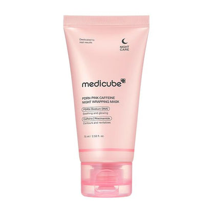 [Medicube] PDRN Pink Caffeine Overnight Wrapping Mask : SLEEP, SHED, and GLOW!