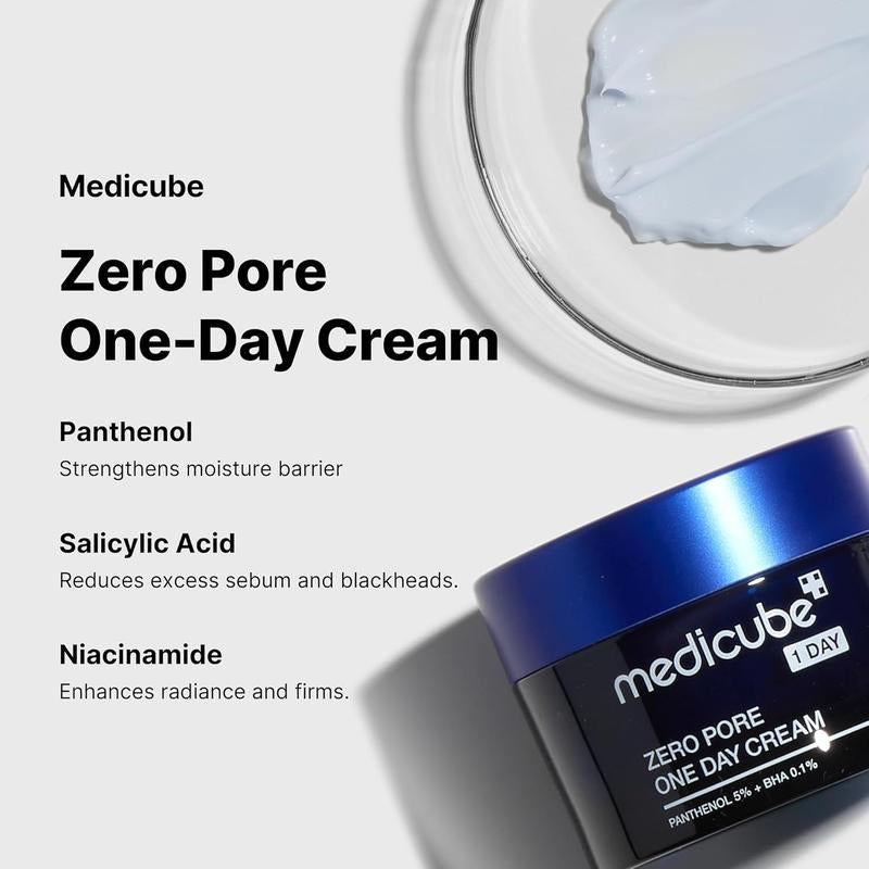 [Medicube] Zero Pore One-Day Cream | Pore Refining Cream, Controls Excess Oil