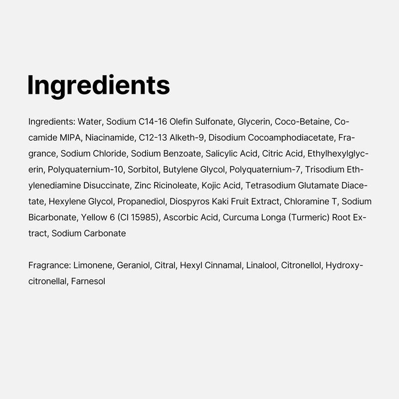 [NEW] [Medicube] Kojic Acid Turmeric Vita Brightening Body Wash | for Troubled Skin, Uneven Skin | K-Beauty Gentle Cleanser, Body Wash, Korean Skincare