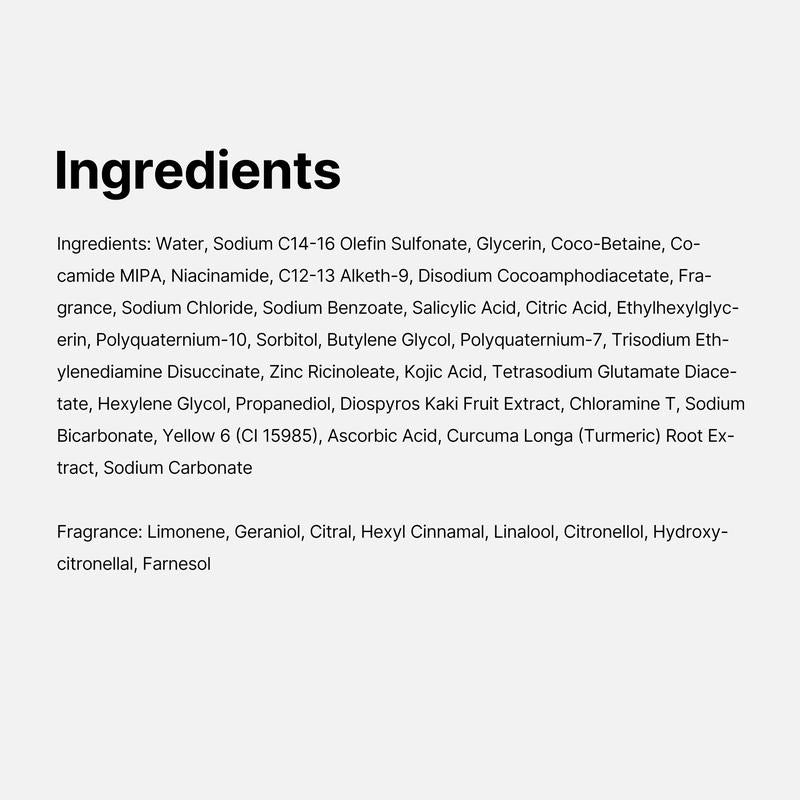 [NEW] [Medicube] Kojic Acid Turmeric Vita Brightening Body Wash | for Troubled Skin, Uneven Skin | K-Beauty Gentle Cleanser, Body Wash, Korean Skincare