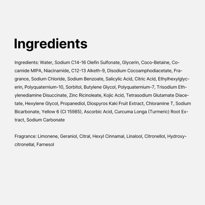 [NEW] [Medicube] Kojic Acid Turmeric Vita Brightening Body Wash | for Troubled Skin, Uneven Skin | K-Beauty Gentle Cleanser, Body Wash, Korean Skincare