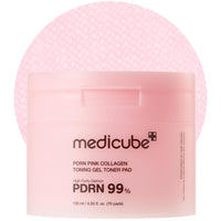 [Medicube] PDRN Pink Collagen Gel Toner Pad | PDRN Jelly Toner Pad | 99% Salmon DNA, PDRN, Uneven Skintone, Korean Skincare