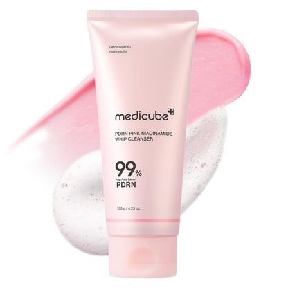 [Medicube Official] PDRN Marshmallow Whip Cleanser | Face Wash, Cleansing Foam for Pore Care & Uneven Skin Tone | Gentle Daily Deep Cleansing | Hydrating and Nourishing Facial Cleanser | Korean Skincare | 4.2 Oz