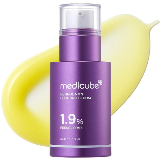 [Medicube] Retinol 1.9% Boosting Serum for Intensive Firming, Hydration, and Plumping Care | Smooth, Radiant, and Youthful-Looking Skin with 99.8% Pure Potent Formula | 30Ml (1.01 Fl.Oz)