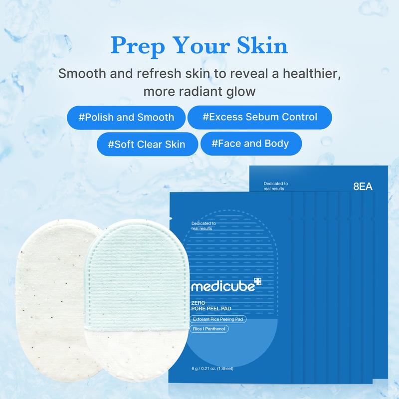 [Medicube] No More Bumps Exfoliating Set for Summer-Ready Smooth Skin ㅣ Peeling & Body Glow Care & Use after Spot Care for Underarms, Knees, ElbowsㅣAha + BHA + PHA + TXA