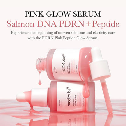 [Medicube] 310M K-Beauty PDRN Spot Care SET ㅣBooster Pro K-Beauty Viral Glass Glow Device + Salmon PDRN Pink Peptide Serum