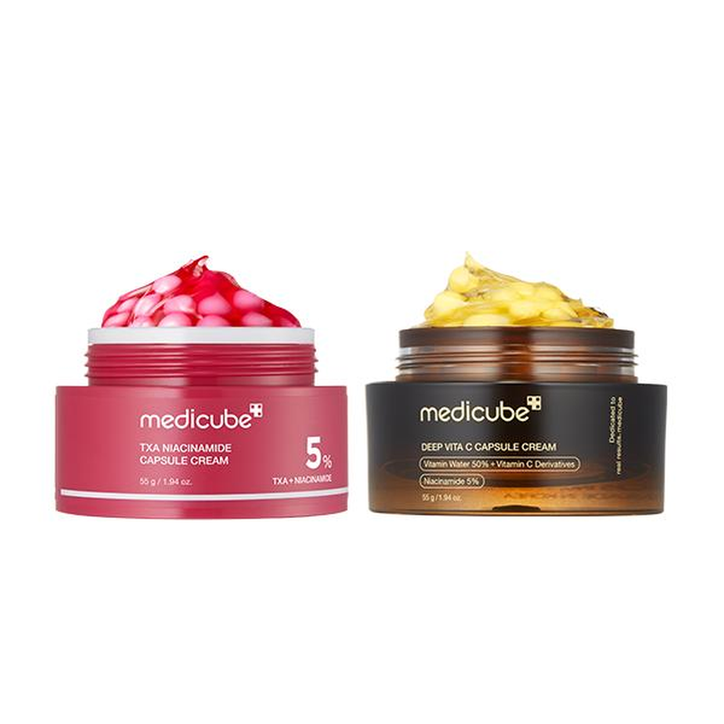 [Medicube] Mix & Match Boba Cream Set | Tiktok Viral Capsule Creams for Uneven Skin Tone, Glow Hydration, Korean Skincare, K-Beauty