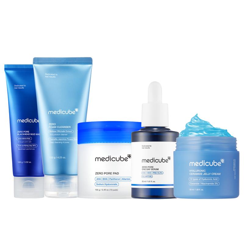 [Holiday Exclusive] [Medicube] Gift for Her & Him: Daily Routine Set | Complete Glow + Firming + Clear Skin Set | K-Beauty