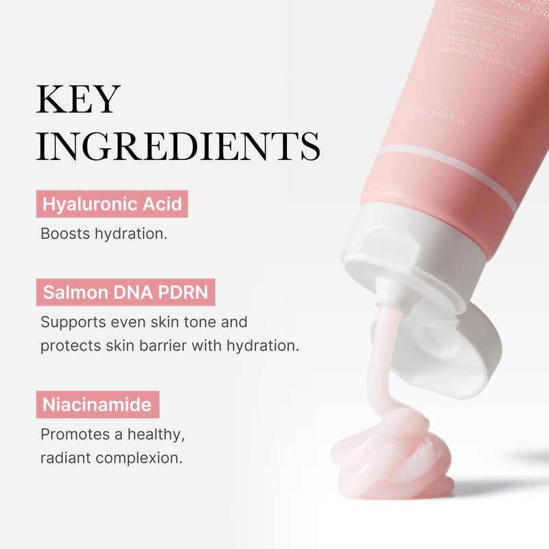 [Medicube] PDRN Pink Hyaluronic Moisturizing CreamㅣPink Soothing CreamㅣSalmon DNA, Salmon PDRN, Hydrating, Moisturizing, Firming, Uneven Skin Tone, Pore Care, Korean Skincare, Vegan Option