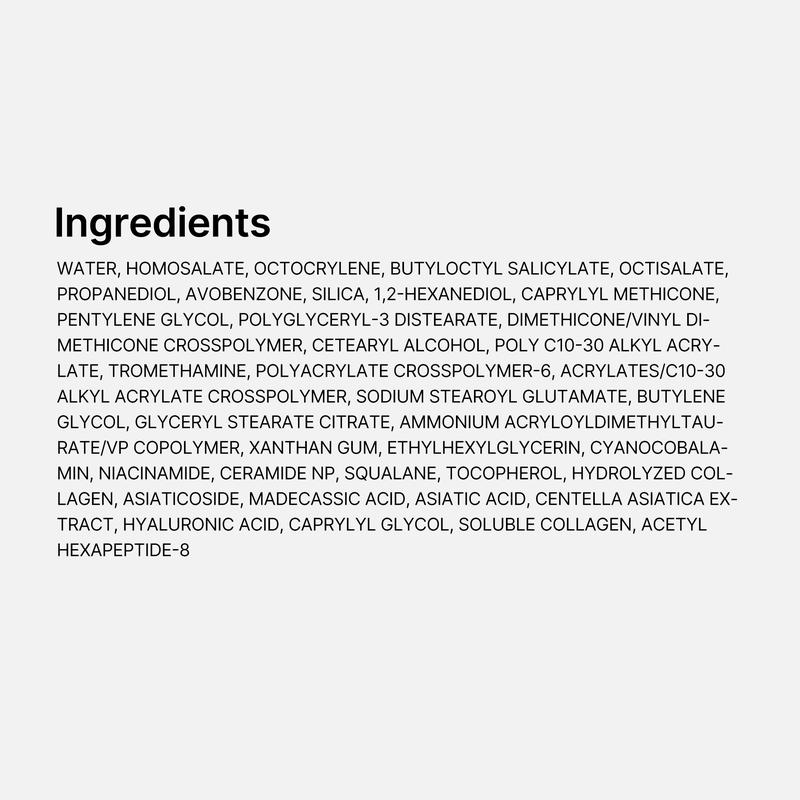 [NEW] [Medicube] No Cast Just Glow Collagen Sunscreen | SPF 50 Broad Spectrum Face Sunscreen | Lightweight, Non-Sticky, Hydrating Formula | No White Cast or Residue | Peptide, Cica for Soothing & Natural Glow