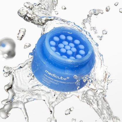 [Medicube] Hyaluronic Acid Capsule Cream | Daily Facial Moisturizer for All Skin Types | Moisture Recharge & Calming with Hyaluronic Acid, Panthenol & Ceramide | Korean Skincare, K-Beauty | 1.94Oz