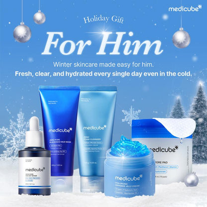 [Holiday Exclusive] [Medicube] Gift for Her & Him: Daily Routine Set | Complete Glow + Firming + Clear Skin Set | K-Beauty