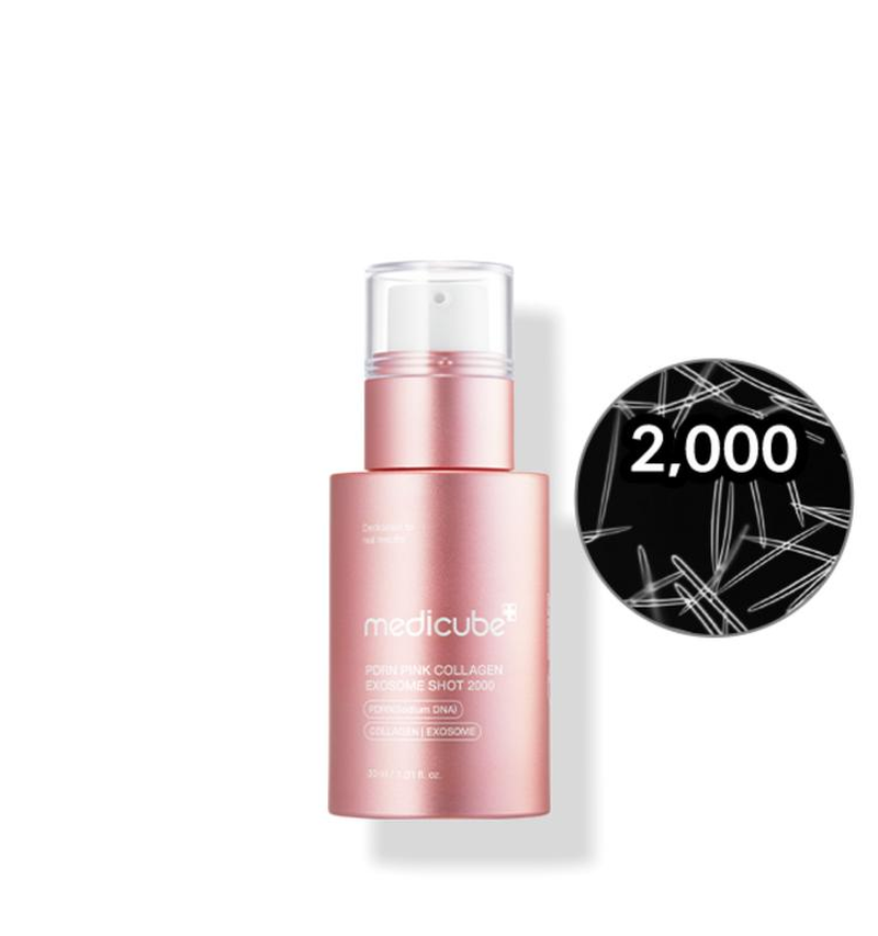[Medicube] PDRN Exosome Shot Serum | Liquid Skin Booster | Exosome, Salmon DNA PDRN, Spicules | Uneven Skin Tone, Pore Care, Dead Skin Cells, Skin Texture