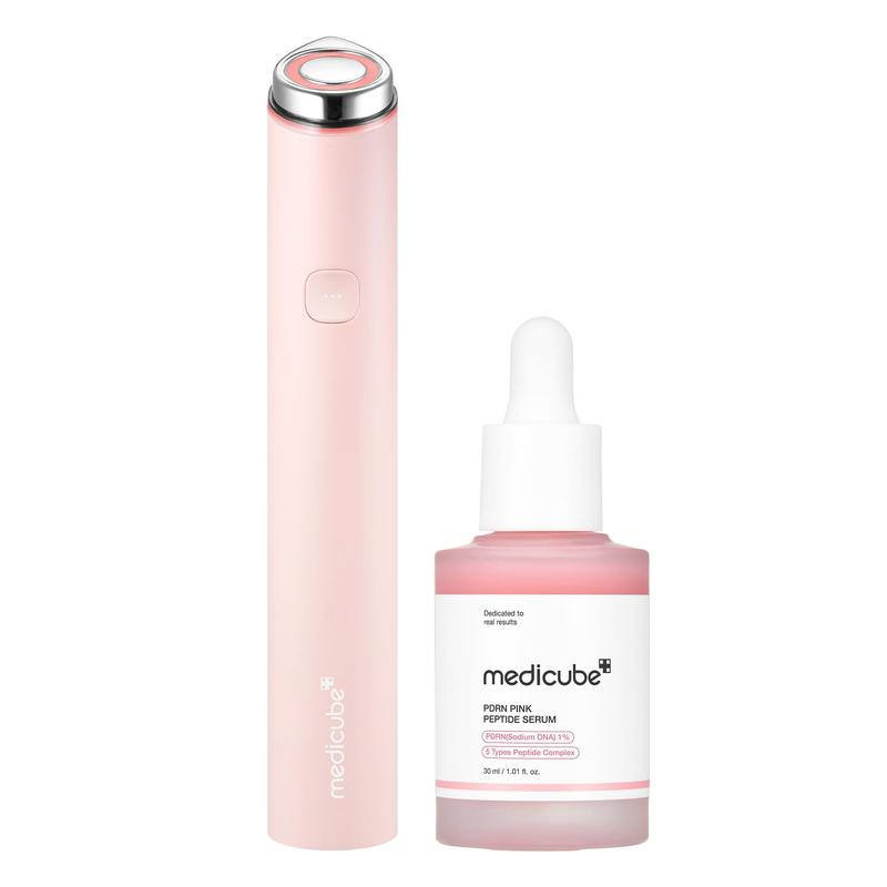 [LIVE Exclusive] [Medicube] Pocket-Friendly at Home Facial SetㅣK-Beauty Affordable Viral Device in a Petite Size for after Spot & Soothing & Glow Care